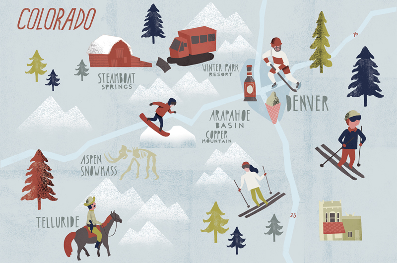 Karte Colorado