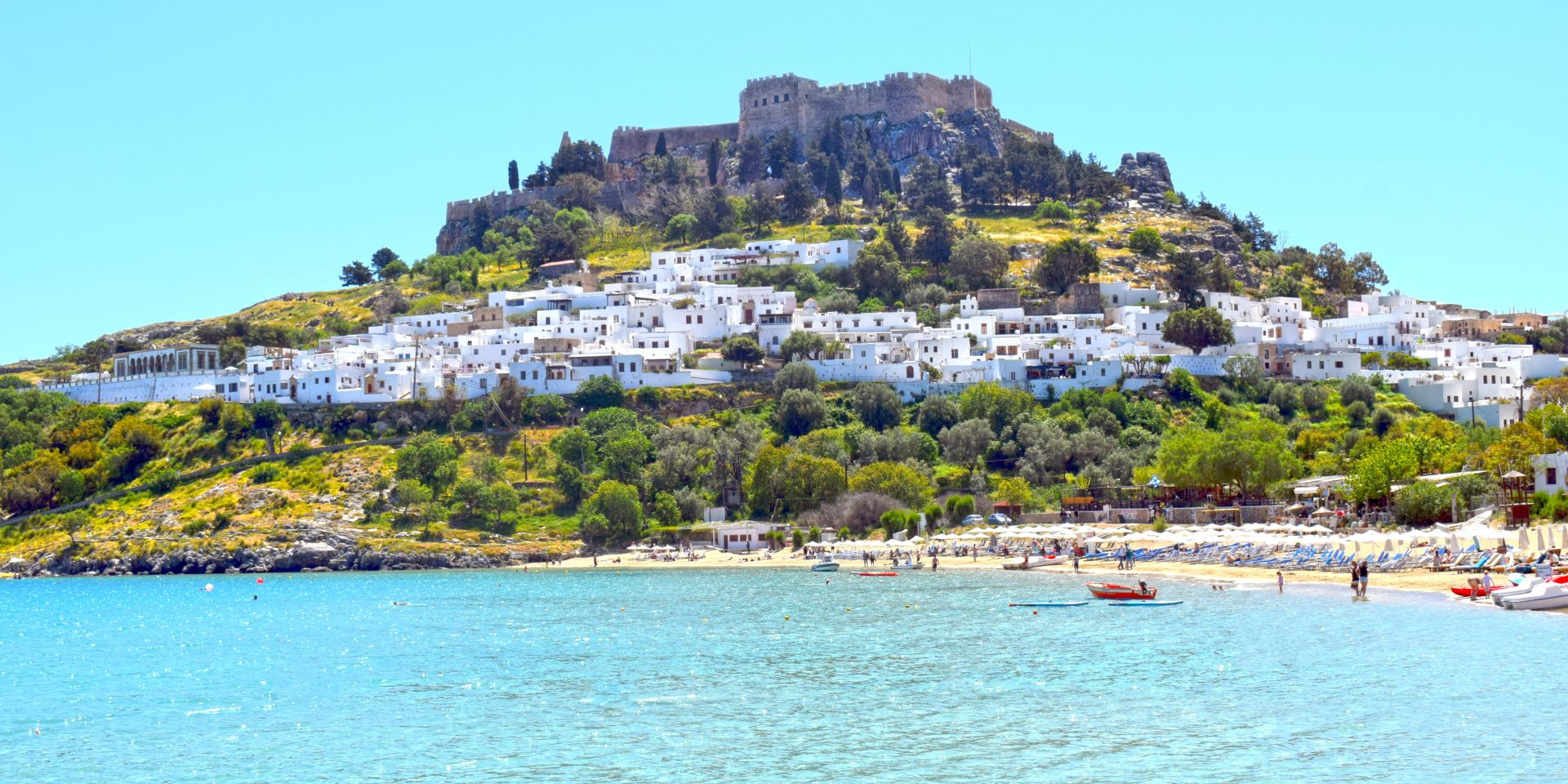 lindos-village-Familienurlaub-Rhodos
